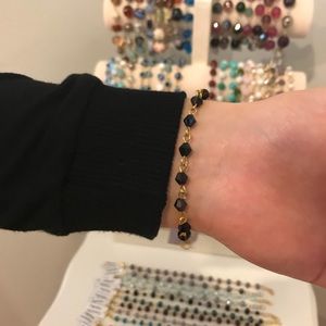 Black Mini Crystal Bracelet